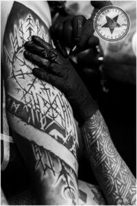 Blackwork tattoos at Mania Tattoo Blackpool